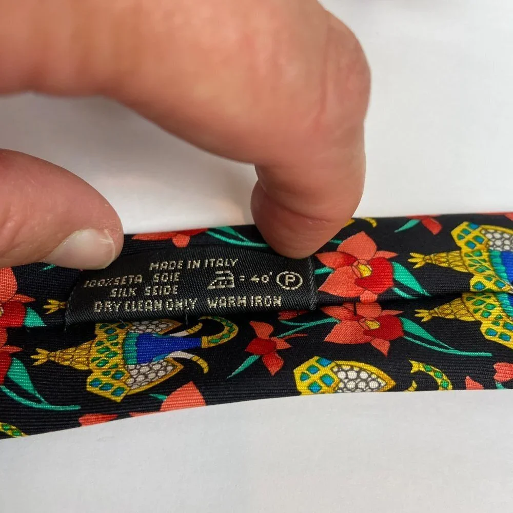Leonard Paris | Silk Floral ElephantsTie